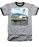 Flying Pelican By The Boat - Baseball T-Shirt