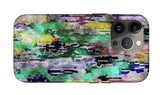 Choppy Kool Colors Abstraction - Phone Case