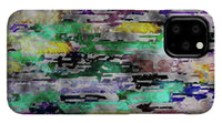 Choppy Kool Colors Abstraction - Phone Case