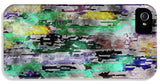 Choppy Kool Colors Abstraction - Phone Case