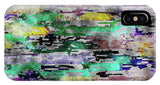 Choppy Kool Colors Abstraction - Phone Case