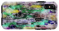 Choppy Kool Colors Abstraction - Phone Case