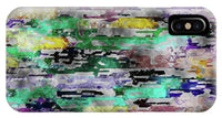 Choppy Kool Colors Abstraction - Phone Case