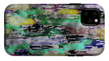 Choppy Kool Colors Abstraction - Phone Case