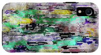 Choppy Kool Colors Abstraction - Phone Case