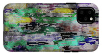 Choppy Kool Colors Abstraction - Phone Case