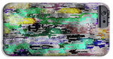 Choppy Kool Colors Abstraction - Phone Case