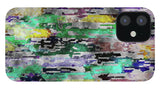 Choppy Kool Colors Abstraction - Phone Case