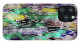 Choppy Kool Colors Abstraction - Phone Case