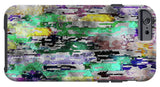 Choppy Kool Colors Abstraction - Phone Case