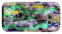Choppy Kool Colors Abstraction - Phone Case