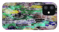 Choppy Kool Colors Abstraction - Phone Case