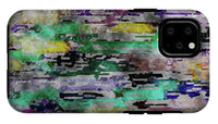 Choppy Kool Colors Abstraction - Phone Case
