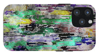 Choppy Kool Colors Abstraction - Phone Case