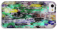 Choppy Kool Colors Abstraction - Phone Case