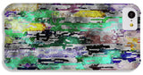 Choppy Kool Colors Abstraction - Phone Case