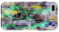 Choppy Kool Colors Abstraction - Phone Case