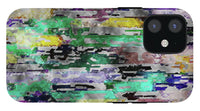 Choppy Kool Colors Abstraction - Phone Case