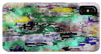 Choppy Kool Colors Abstraction - Phone Case