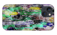 Choppy Kool Colors Abstraction - Phone Case