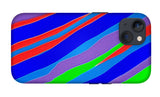 Colorful Toonish Stripes Abstract - Phone Case