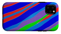 Colorful Toonish Stripes Abstract - Phone Case