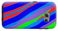 Colorful Toonish Stripes Abstract - Phone Case