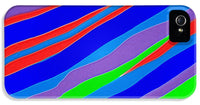 Colorful Toonish Stripes Abstract - Phone Case