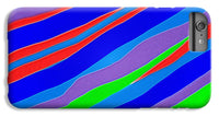 Colorful Toonish Stripes Abstract - Phone Case
