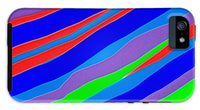 Colorful Toonish Stripes Abstract - Phone Case