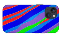 Colorful Toonish Stripes Abstract - Phone Case