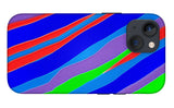 Colorful Toonish Stripes Abstract - Phone Case