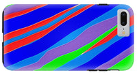 Colorful Toonish Stripes Abstract - Phone Case