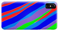 Colorful Toonish Stripes Abstract - Phone Case