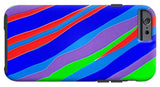 Colorful Toonish Stripes Abstract - Phone Case