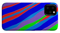 Colorful Toonish Stripes Abstract - Phone Case