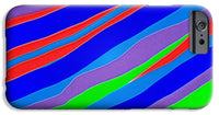 Colorful Toonish Stripes Abstract - Phone Case