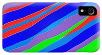 Colorful Toonish Stripes Abstract - Phone Case