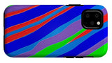 Colorful Toonish Stripes Abstract - Phone Case
