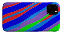 Colorful Toonish Stripes Abstract - Phone Case