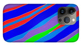 Colorful Toonish Stripes Abstract - Phone Case