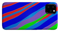 Colorful Toonish Stripes Abstract - Phone Case
