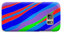 Colorful Toonish Stripes Abstract - Phone Case