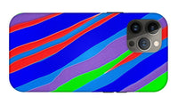 Colorful Toonish Stripes Abstract - Phone Case