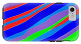 Colorful Toonish Stripes Abstract - Phone Case