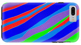 Colorful Toonish Stripes Abstract - Phone Case