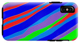 Colorful Toonish Stripes Abstract - Phone Case