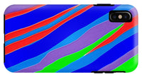 Colorful Toonish Stripes Abstract - Phone Case