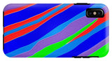 Colorful Toonish Stripes Abstract - Phone Case