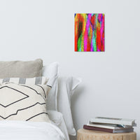 Color Blended Abstract Metal Print